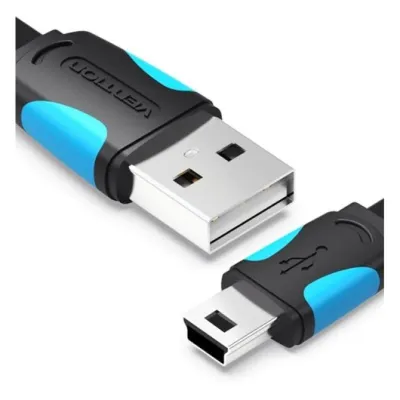 Cable USB 2.0 Vention VAS-A14-B150/ Mini USB Macho - USB Macho/
