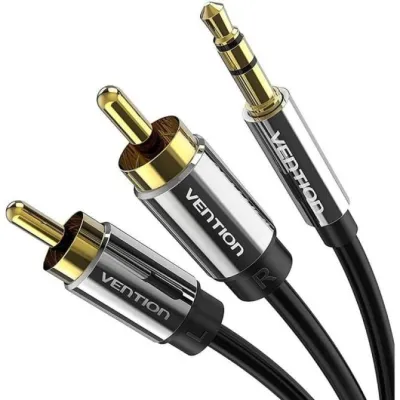Cable Estéreo Vention BCFBD/ Jack 3.5 Macho - 2x RCA Macho/ Cable Estéreo Vention BCFBD/ Jack 3.5 Macho - 2x RCA Macho/