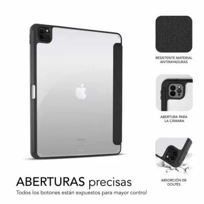 Subblim Clear Shock Case Funda Negra para iPad Pro 11"