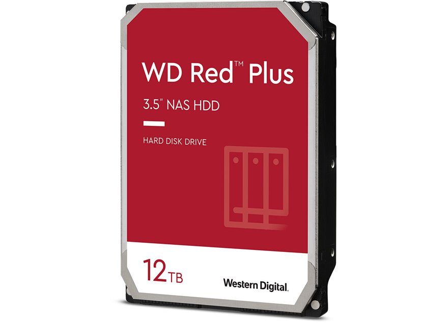 Western Digital WD Red Plus NAS 12TB 7200rpm 256MB SATA 6Gb/s | Tec...
