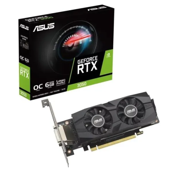 Asus GeForce RTX 3050 OC Perfil bajo 6GB GDDR6