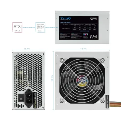 TooQ TQAPOLO-500SP 500W PFC Activo TooQ TQAPOLO-500SP 500W PFC Activo