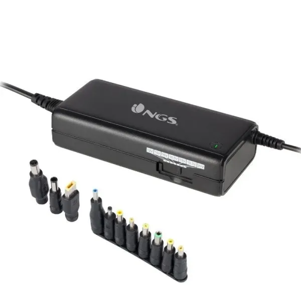 NGS Ban Cargador para Portátil 90W Negro