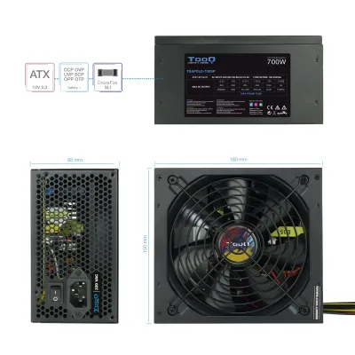 TooQ TQAPOLO-700SP 700W PFC Activo TooQ TQAPOLO-700SP 700W PFC Activo