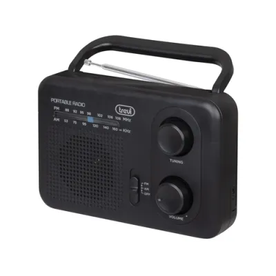 Trevi 0RA7F6400 radio Portátil Analógica Negro Trevi 0RA7F6400 radio Portátil Analógica Negro