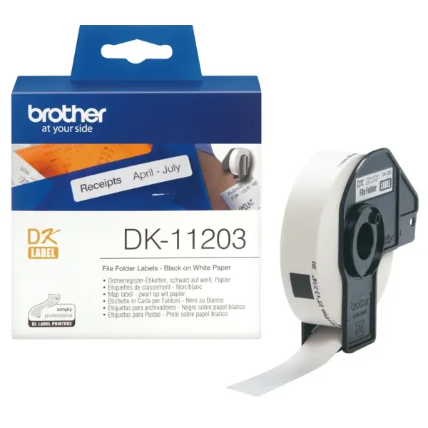 Etiquetas Precortadas Brother DK11203/ 300 unidades
