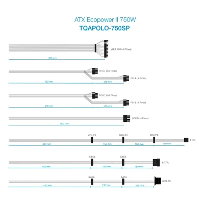 TooQ TQAPOLO-750SP 750W TooQ TQAPOLO-750SP 750W