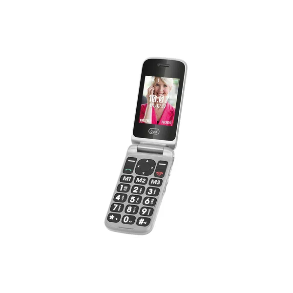 Trevi FLEX PLUS 55 6,1 cm (2.4") Plata Teléfono para personas mayores