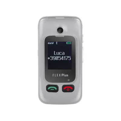 Trevi FLEX PLUS 55 6,1 cm (2.4") Plata Teléfono para personas