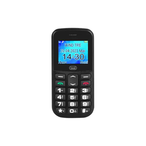 Trevi Max 20 4,5 cm (1.77") 160 g Negro Teléfono para personas mayores