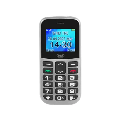 Trevi Max 20 4,5 cm (1.77") 160 g Plata Teléfono para personas