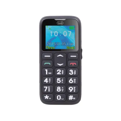 Trevi Sicuro 10 4,5 cm (1.77") Negro Teléfono para personas