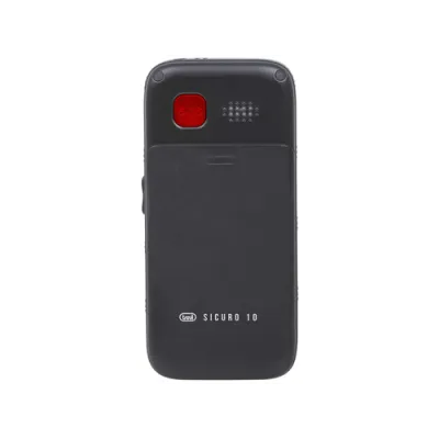 Trevi Sicuro 10 4,5 cm (1.77") Negro Teléfono para personas