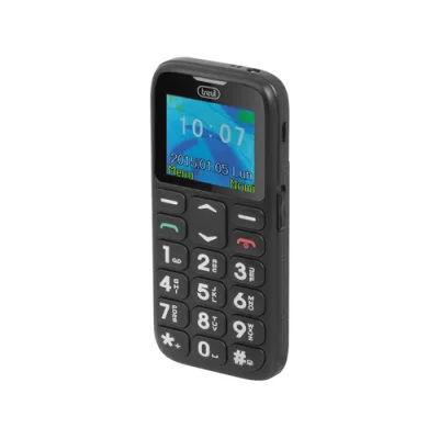 Trevi Sicuro 10 4,5 cm (1.77") Negro Teléfono para personas