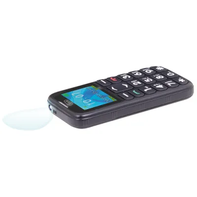 Trevi Sicuro 10 4,5 cm (1.77") Negro Teléfono para personas