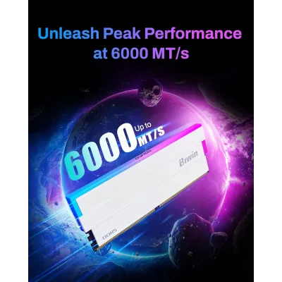 Biwin Black Opal DW100 WHITE RGB KIT 64GB DDR5 a 6000MHz CL30