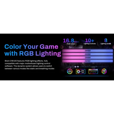 Biwin Black Opal DW100 WHITE RGB KIT 64GB DDR5 a 6000MHz CL30