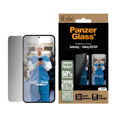 PanzerGlass Ultra Wide Fit Privacy Protector de pantalla PanzerGlass Ultra Wide Fit Privacy Protector de pantalla