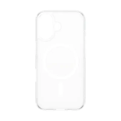 PanzerGlass Funda para iPhone 16 transparente con MagSafe y