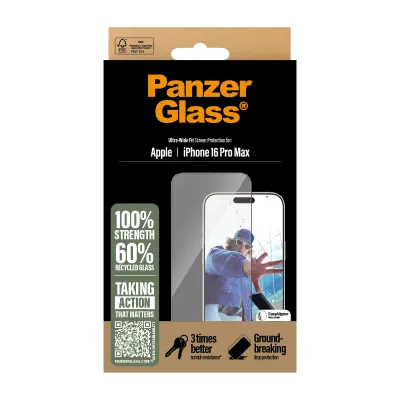 PanzerGlass PG Scrn iPhone 16 6.9Inch Pro UWF Protector de PanzerGlass PG Scrn iPhone 16 6.9Inch Pro UWF Protector de