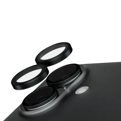 PanzerGlass SAFE Protector para camara Negro Aluminio del Apple