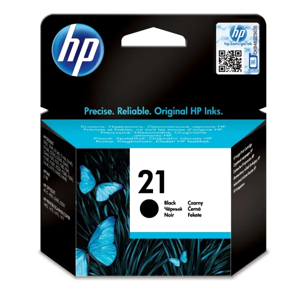 HP 21 Negro C9351A - Cartucho de Tinta Original