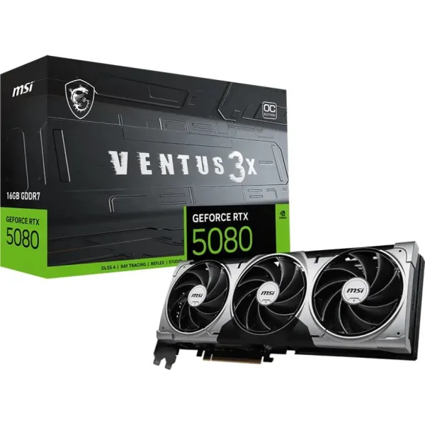 MSI Ventus 3x OC GeForce RTX 5080 16GB GDDR7