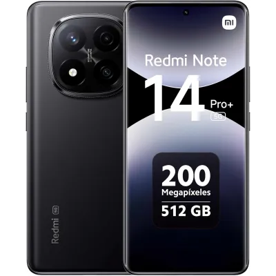 Xiaomi Redmi Note 14 Pro Plus 5G 12/512GB Medianoche Negro Libre
