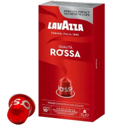 Cápsula Lavazza Qualitá Rossa para cafeteras Nespresso/ Caja de