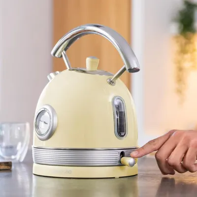 Cecotec ThermoSense 420 Light Yellow.Hervidor de agua eléctrico