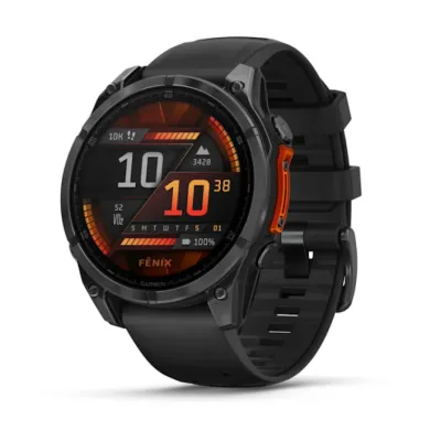 Garmin Fenix 8 AMOLED 47mm Reloj Smartwatch Gris con Correa de