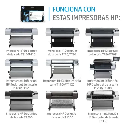HP 72 Gris C9374A - Cartucho de Tinta Original HP 72 Gris C9374A - Cartucho de Tinta Original