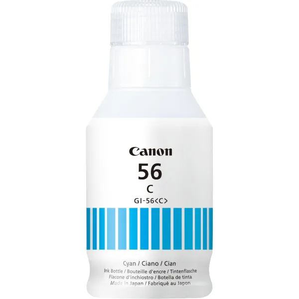 Botella de Tinta Original Canon GI-56/ Cian