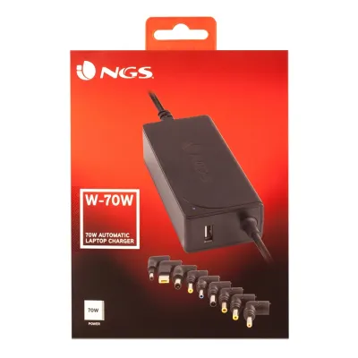 NGS W-70W Cargador Automático para Portátil 70W