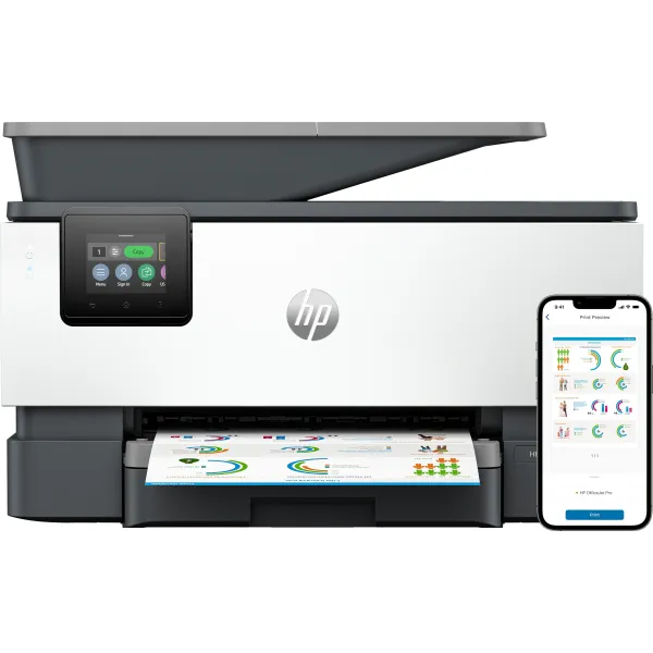 HP Officejet Pro 9120b Impresora multifunción FAX/ADF/WiFi/Bluettoth/Dúplex Blanco/Grafito