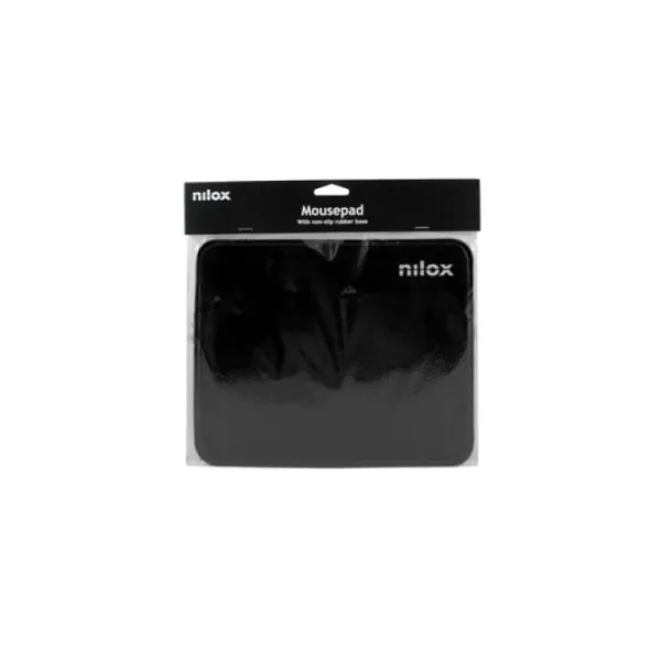 Nilox Alfombrilla negra para ratón de