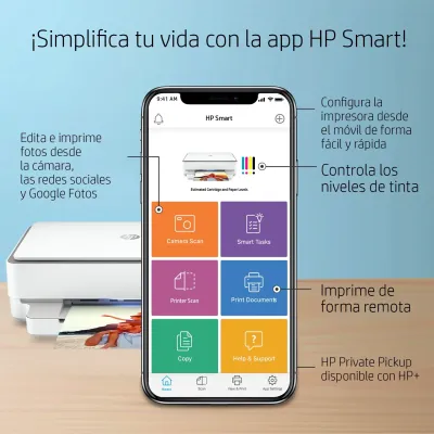 HP ENVY 6030e Multifunción Color Wifi + 3 Meses de Impresión
