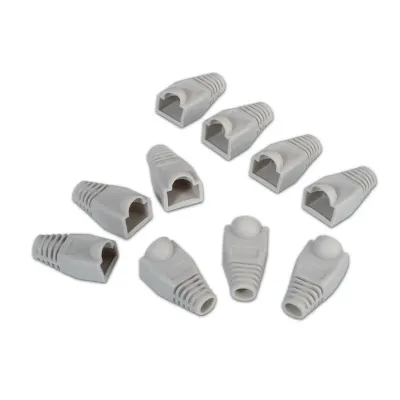 Aisens Pack Fundas RJ45 Cat 6 Gris 10 Unidades Aisens Pack Fundas RJ45 Cat 6 Gris 10 Unidades