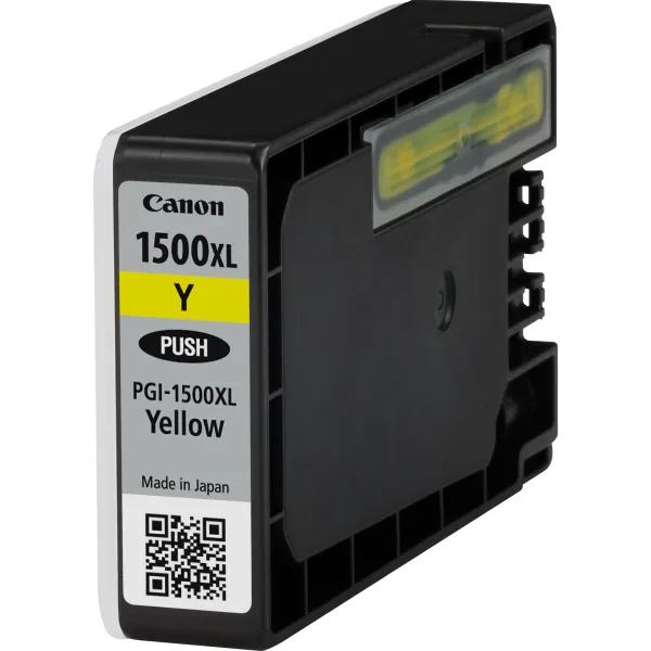 Cartucho de Tinta Original Canon PGI-1500XL Alta Capacidad/ Amarillo