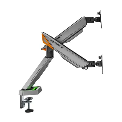 AISENS DT38TSRRGB-349 Soporte de mesa RGB para monitor de 2 AISENS DT38TSRRGB-349 Soporte de mesa RGB para monitor de 2