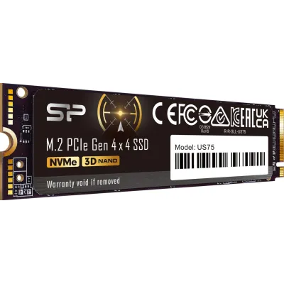 Silicon Power US75 2TB SSD PCIe 4.0 NVMe M.2 2280 a 7000MB/s Silicon Power US75 2TB SSD PCIe 4.0 NVMe M.2 2280 a 7000MB/s