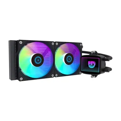 Hiditec LQ240 ARGB Negro Refrigeración líquida Intel/AMD doble Hiditec LQ240 ARGB Negro Refrigeración líquida Intel/AMD doble