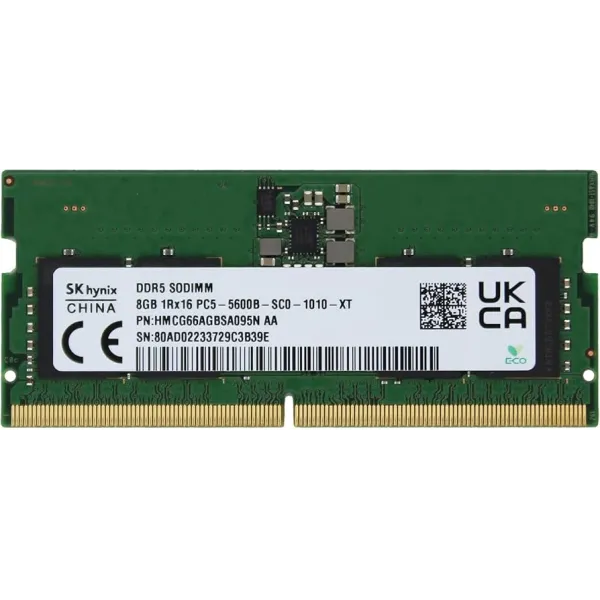 SK Hynix 8GB DDR5 5600MHz CL46 1.1v - Memoria SODIMM