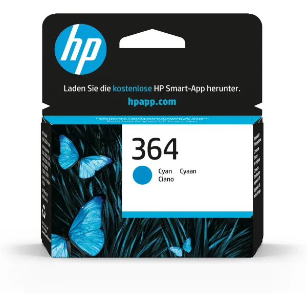 HP 364 Cian CB318EE - Cartucho de Tinta Original