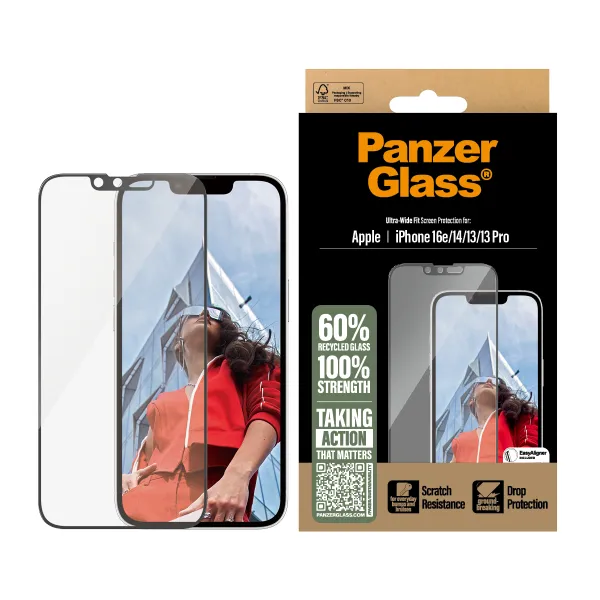 PanzerGlass PG Scrn iPhone SE 25/14/13/13 Pro UWF WA Protector de pantalla Apple 1 pieza(s)