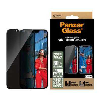 PanzerGlass PG Priv Scrn iPhone SE 25/14/13/13 Pro Protector de PanzerGlass PG Priv Scrn iPhone SE 25/14/13/13 Pro Protector de