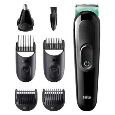 Braun MGK3321 Batería 2,1 cm Negro, Verde