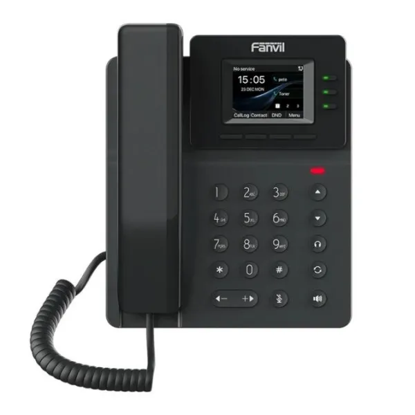 Fanvil v60p telefono ip 2.4" color poe 4 líneas