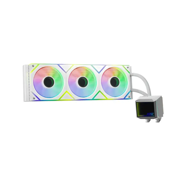 XPG LEVANTE II 360 Carcasa del ordenador Sistema de refrigeración líquida todo en uno 12 cm Blanco