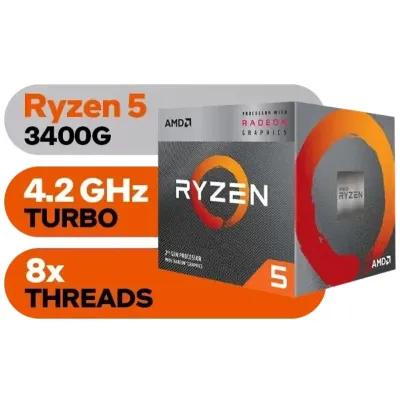 AMD Ryzen 5 3400G 3.7GHz BOX AMD Ryzen 5 3400G 3.7GHz BOX